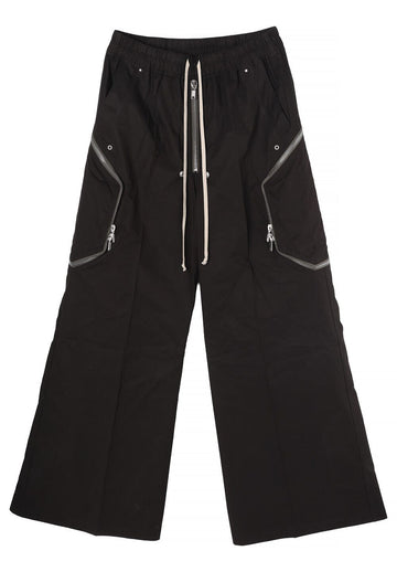 Rick Owens Belas Pants Black Cotton Poplin RU01F2338 P 09 156625600