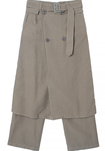 DRIES VAN NOTEN PRIFFITH Baumwolltwill-Hose Grau 2410209288339802 78651037