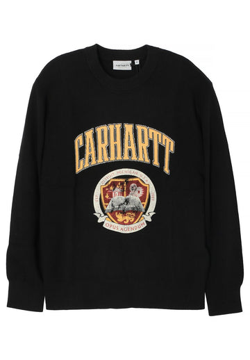 CARHARTT WIP LIBRARY COLLEGE Baumwollpullover Schwarz I034521 89XX 144755872