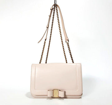 Salvatore Ferragamo Gini Chain Shoulder Bag 156634325