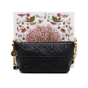 Dior Black Macro Cannage Lambskin Star Chain Hobo Bag and Shoulder Bag 48873 152892773