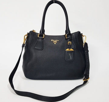 PRADA Damentasche Vitello Phoenix Tote Bag Schwarz 1BA239 156641863