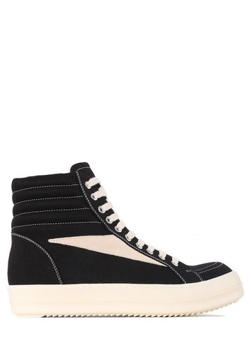 RICK OWENS ハイヴィンテージスニーカー ブラックミルク 911 119777427
