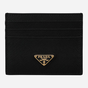 PRADA サフィアーノ トライアングル カードケース ブラック 1MC025 QHH F0002 156699929