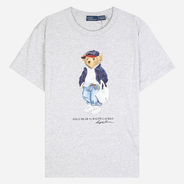 Polo Ralph Lauren 6S Bear Cotton Short Sleeve Grey 211A96261 001 156701507
