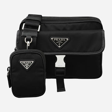 PRADA リナイロン サフィアーノ クロスバッグ ブラック 2VH133 2DMH F0002 156701562