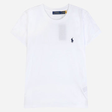 POLO RALPH LAUREN 女性用ポニー刺繍ロゴ半袖 ホワイト 211B14605 032 156701589