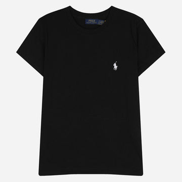 POLO RALPH LAUREN 6S 女性用 ポニー 刺繍 ロゴ 半袖 ブラック 211B14605 033 156701593