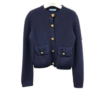 Prada Wool Cardigan Navy PRB021046 151516116