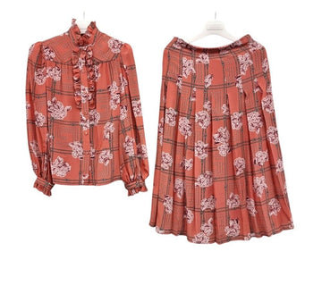 Gucci New Blossom Check Print Shirt Setup GUB021014 151516277