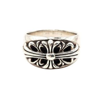 CHROME HEARTS フローラルクロスリング 28.5号 シルバー IOM05TYL 156702541