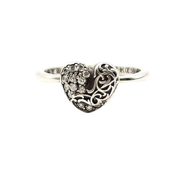 CHROME HEARTS ハート バブルガム リング ダイヤモンド リング サイズ7 GFGI1L5R 156504219