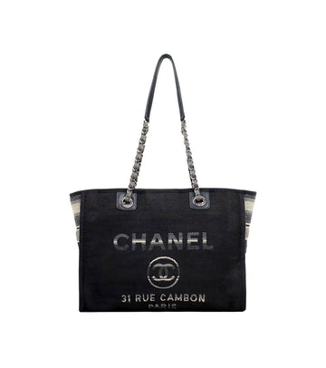CHANEL ブラック ドビルバッグ 59424 156711102