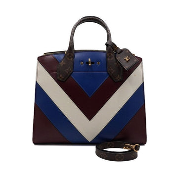LOUIS VUITTON モノグラム マルチカラー シティ スティマー MM トートバッグ 兼 ショルダーバッグ 12345 156712412