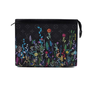 Louis Vuitton Monogram Eclipse Flower Pochette Clutch Bag M69053 156712419