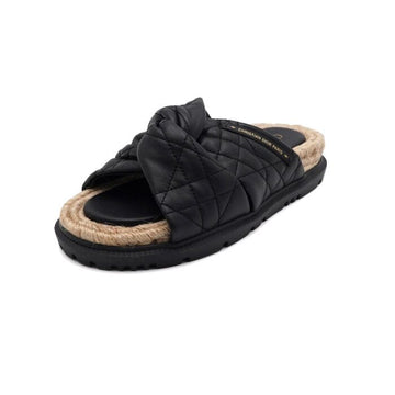 Dior Black Lambskin De-Twist Mule Women's Slipper 90038 156722634