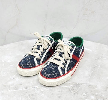 GUCCI gg GG ジャカード デニム テニス 1977 スニーカー 606111 147639484
