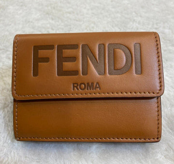 Fendi Logo Mini Women's Wallet Brown 8M0395G060702 148576843