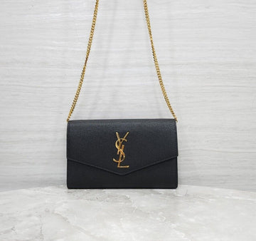 Saint Laurent Uptown Chain Shoulder Bag Cross 607788 156743283