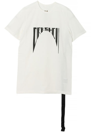 RICK OWENS LEVEL T-Shirt mit Logo - Milchfarbe - DU02D2250 RNEP4 1109 117746488