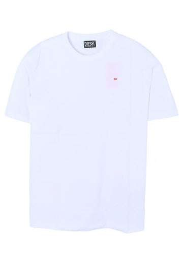 DIESEL TJUSTMICRODIV T-Shirt kurzarm Weiß A064180HFAX 100 54245723