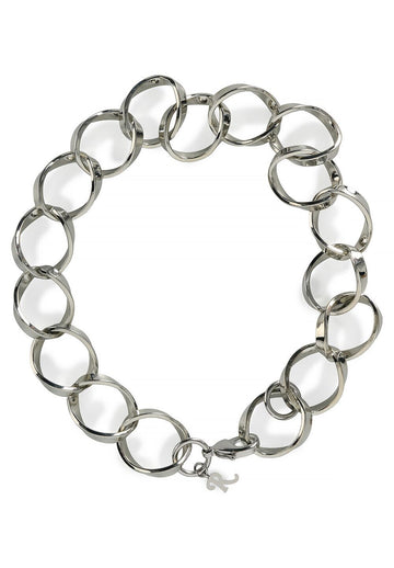 Raf Simons Linked Rings Chain Necklace 221993460000082 33015262