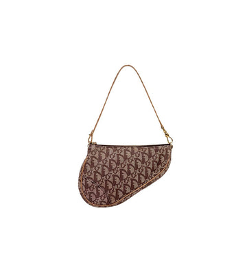 Dior Brown Oblique Canvas Saddle Bag 58555 156759681