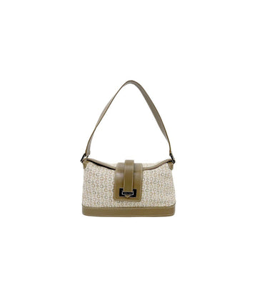 Celine Green Fabric C Logo Shoulder Bag 59605 156759691