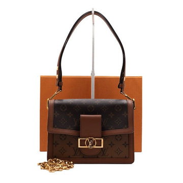 Louis Vuitton Monogram Canvas Dauphine MM Women Shoulder Bag and Crossbody Bag 123456 156760355