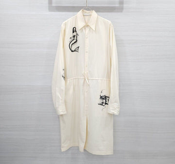 PRADA プリントロゴシャツジャンプスーツ SC567 156777084