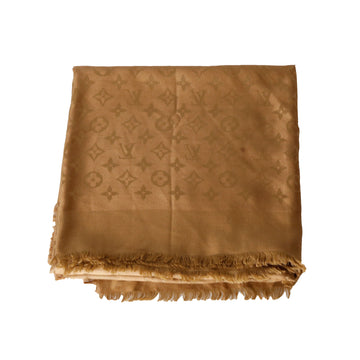 Louis Vuitton Wool Silk Monogram Shawl Scarf 14234 156780167