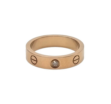 Cartier Love Ring Diamond 1P Rose Gold CAB102001 151516962