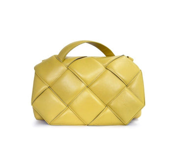 Bottega Veneta Nappa Intrecciato Top Handle and Crossbody Bag Yellow ZGYXM3EZ 156807173