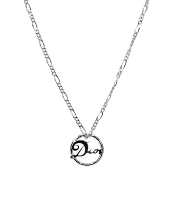 Dior Round Silver Necklace 60148 156821668