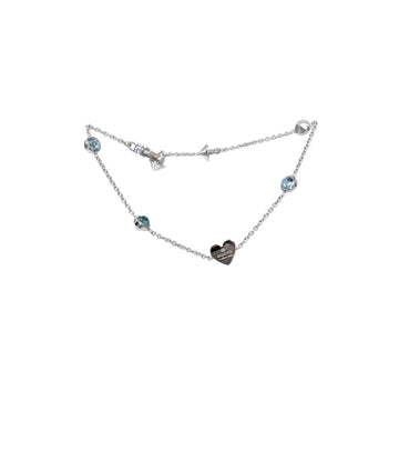 Gucci Studded Heart Silver Bracelet 60099 156828294