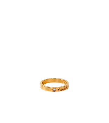 CARTIER Cド 1P ダイヤ ウェディング リング 59237 156828389