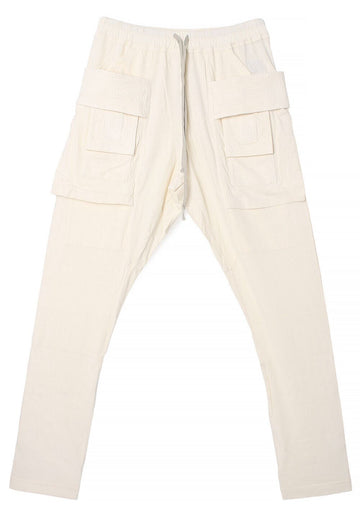 Rick Owens Cargo Drawstring Pants Natural 29962419