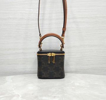 Celine Mini Vanity Case Top Handle Crossbody Bag 10J762CZ1 156838201