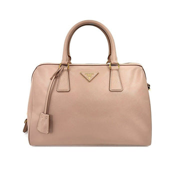 PRADA サフィアーノ レザー トートバッグ カメオ ベージュ B1231C376 151644385