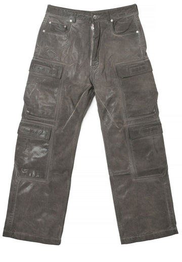 RICK OWENS ダークダストフォイルデニムダブルカーゴパンツ DU01E3361 DCF 78 141282752