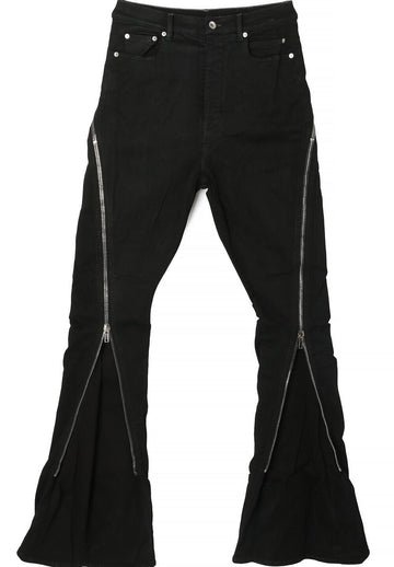 Rick Owens DRKSHDW BOLAN BANANA Black Stretch Denim DU01C6363 SBB 09 49903206
