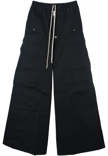 Rick Owens Wide Pants Black RU02D6339 TE 09 96028471