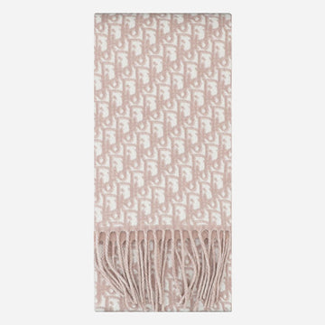 Dior Oblique Cashmere Scarf Rose de Vent 55DOB204I016 420 156847199
