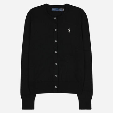 Polo Ralph Lauren Embroidered Logo Cardigan Black 156847351