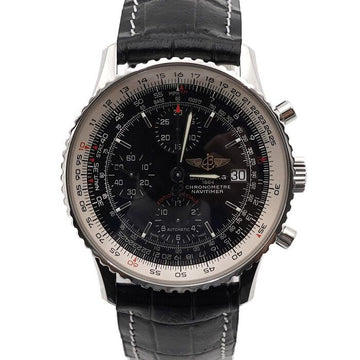 Breitling Navitimer Chronograph Heritage Black Dial 41mm Automatic Leather Band Men's Watch A13324121BF27 156848098