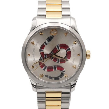 Gucci G-Timeless 38MM Gold-Plated Combination Men's Watch 1264 YA1264075 156848100