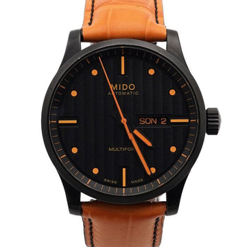MIDO Multifort Special Edition 42mm Automatic Black Dial Leather Band Men's Watch M0054303605122 156848101