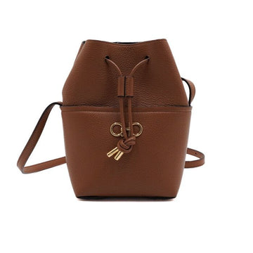 Salvatore Ferragamo Brown Gancini Bucket Shoulder Bag and Crossbody Bag 22 0382 156848158