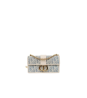Dior Montagne 30 East West Blue Denim Shoulder Bag 60728 156848160