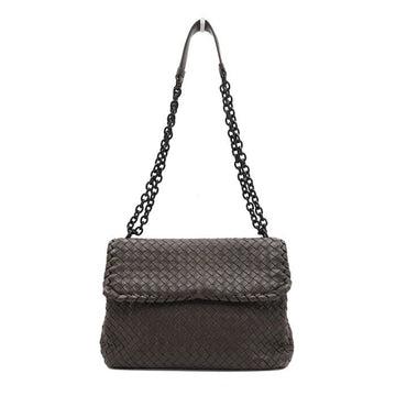 Bottega Veneta Brown Intrecciato Nappa Large Olympia Chain Shoulder Bag 386499 156848192
